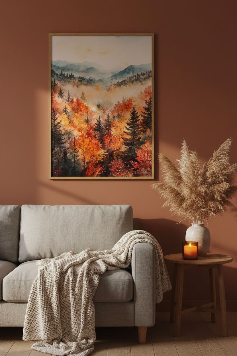 Aranżacja wnętrza – salon hygge