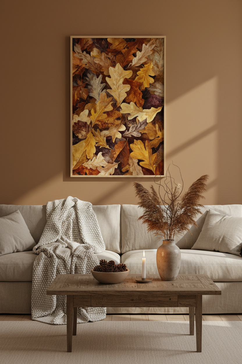 Autumn Leaves – aranżacja salonu