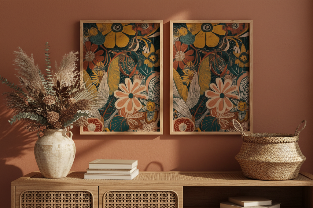 Botanical Duo – aranżacja wnętrza