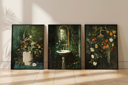 Botaniczne plakaty – nowa aranżacja