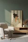 Coffee Girl – plakat oparty o ścianę