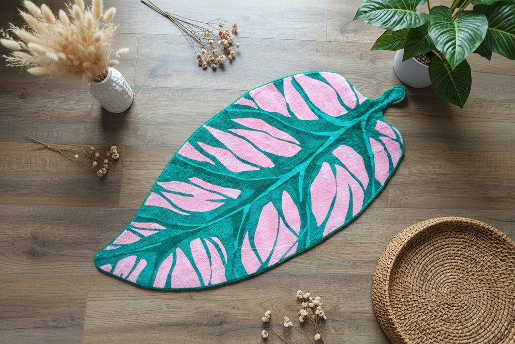 Dywan Tropical Leaf – podłoga z ozdobami