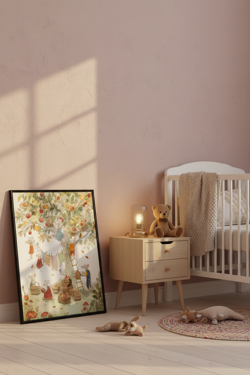 Mockup pokój dziecięcy – pionowy