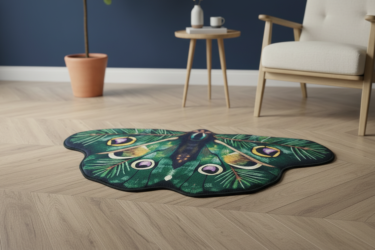 Moth Rug – close-up interior