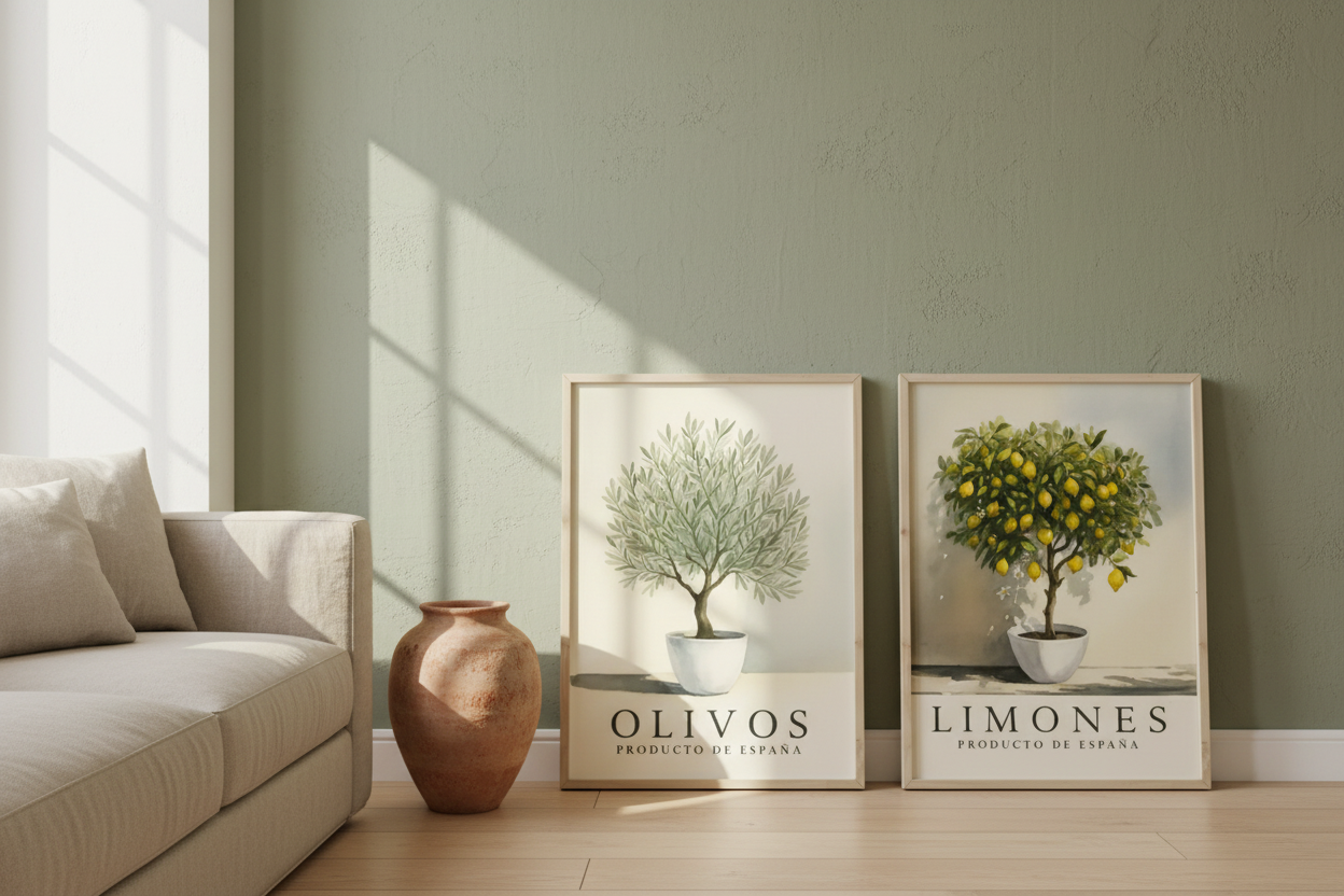 Olivos & Limones – interior mockup
