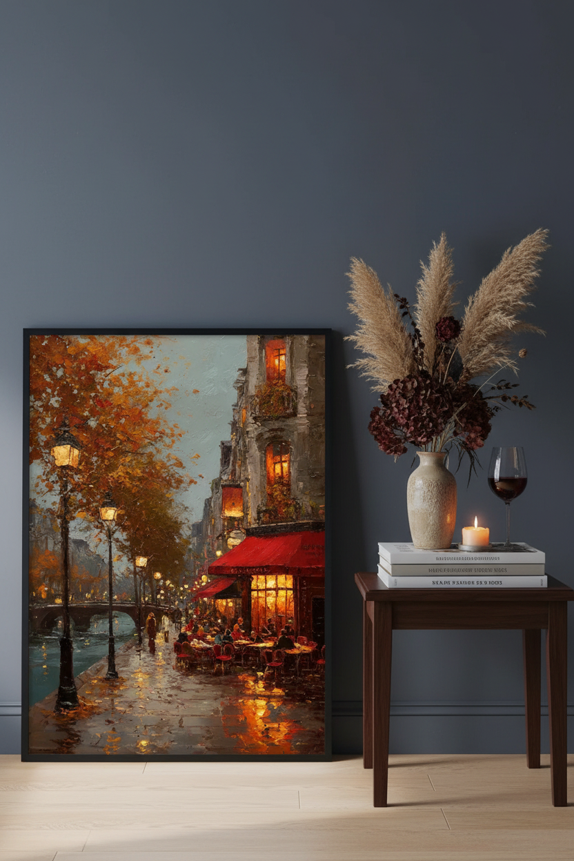 Paris Café – mockup ścienny