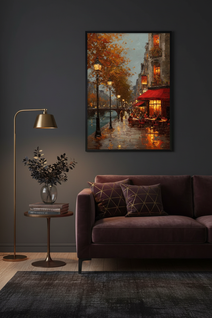Paris Café – mockup wnętrze