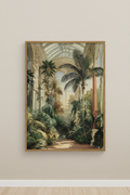 Plakat Botanical Greenhouse – oparty o beżową ścianę