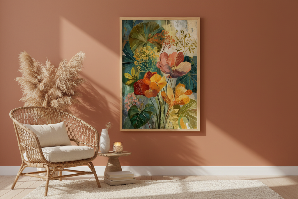 Plakat botaniczny – wnętrze