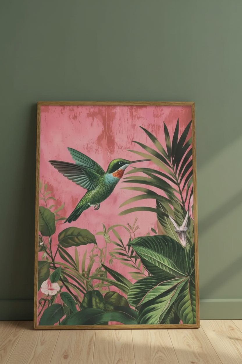 Plakat Koliber – mockup pionowy