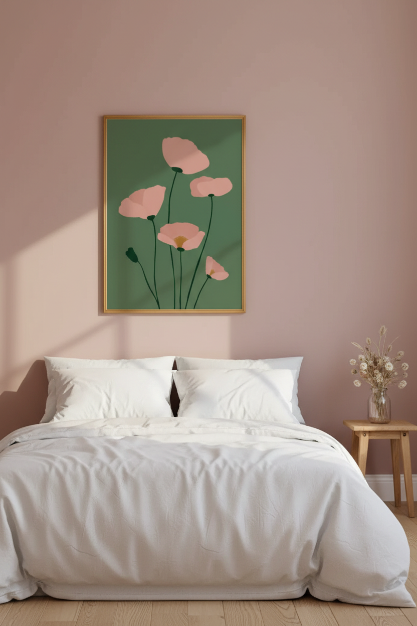 Plakat maki – aranżacja wnętrza