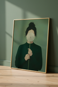 Plakat oparty o ścianę – Dandelion Woman