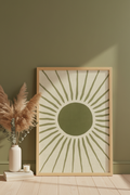Plakat oparty o ścianę – Olive Sun