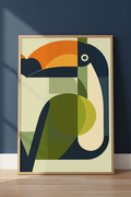 Plakat Toucan oparty o ścianę