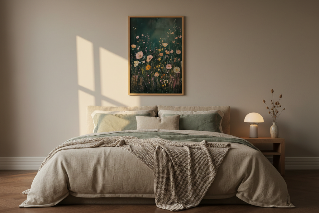 Plakat Wildflowers w sypialni
