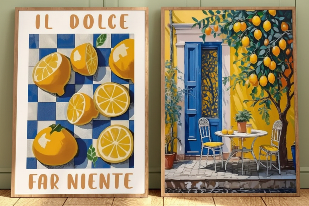 Plakaty Il Dolce Far Niente – oparte o ścianę v3