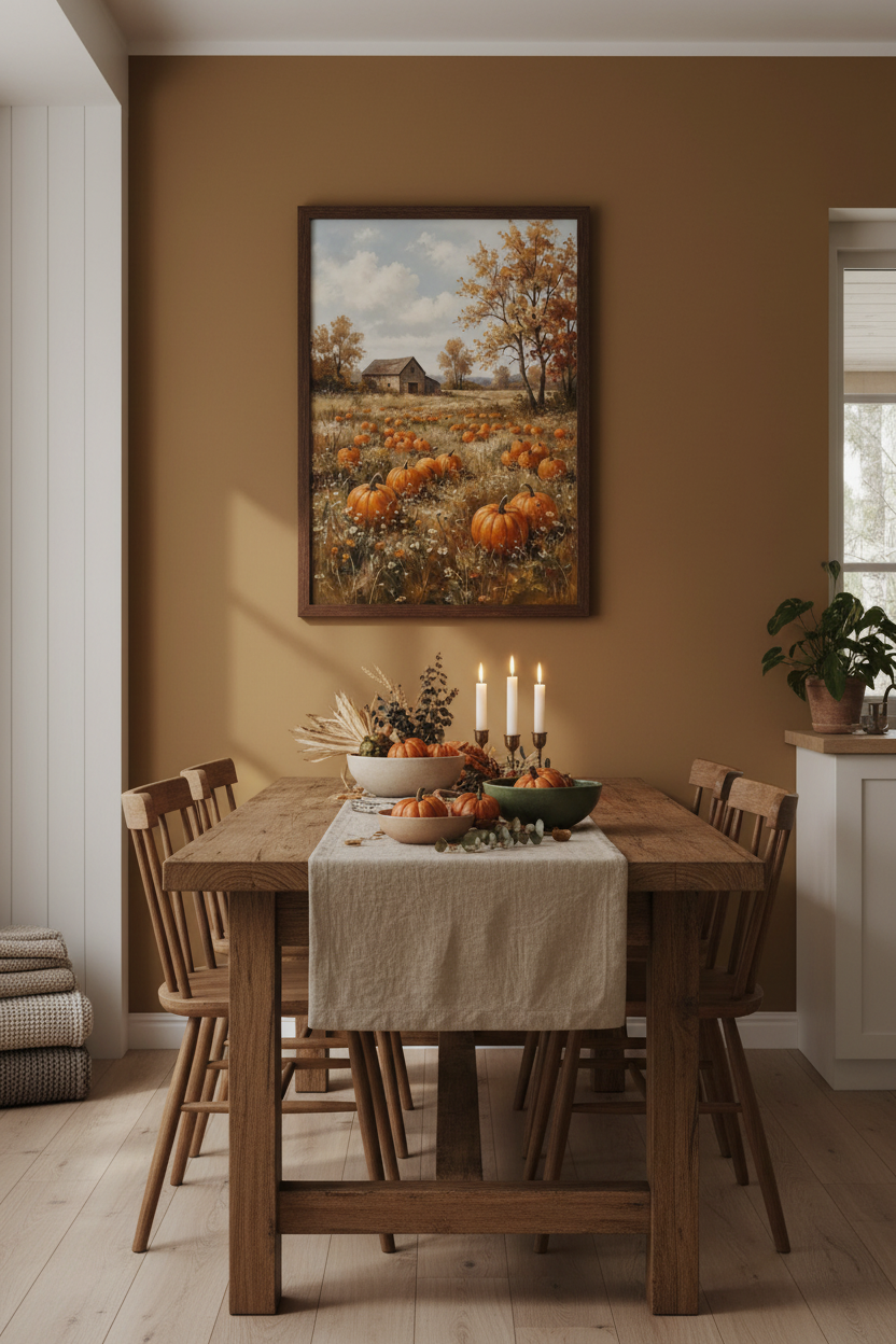Pumpkin Patch – mockup jesienna aranżacja