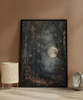 Plakat Moonlit Forest – Księżycowy Las w Mroku | Dark Romantic Vintage Dekoracja Ścienna