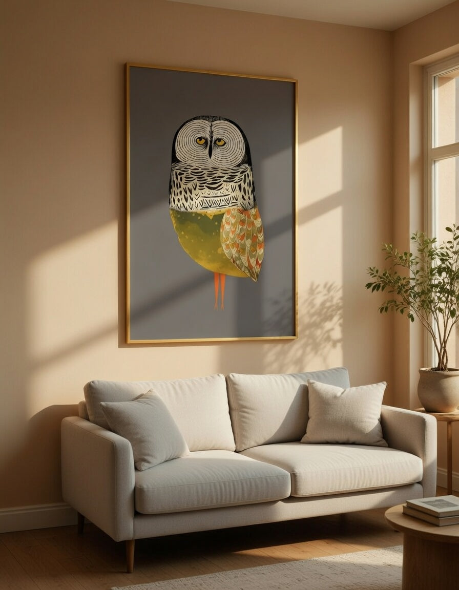 Plakat Suspicious Owl