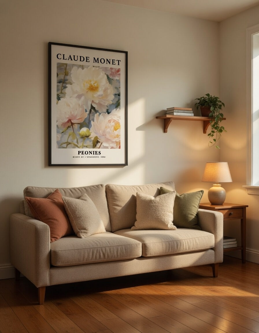 Plakat Peonies Claude Monet