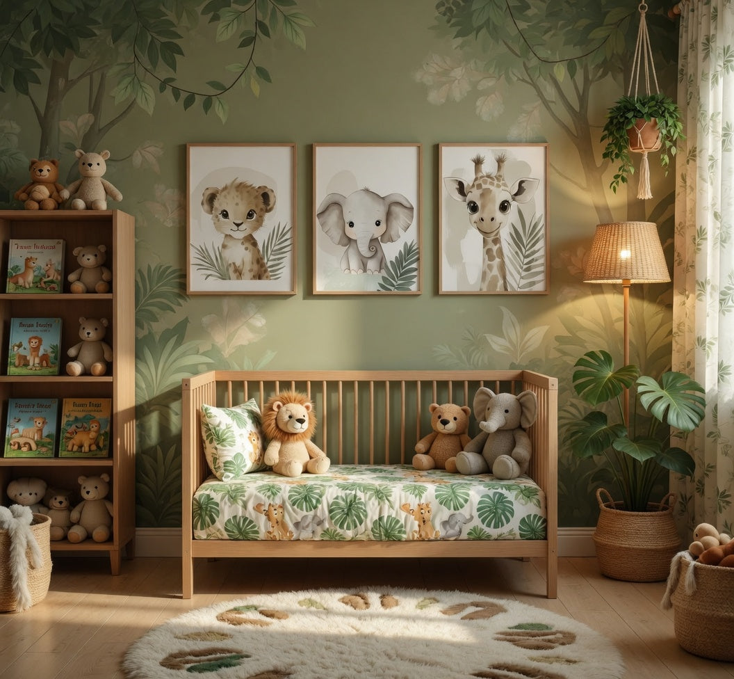 Zestaw 3 plakatów Jungle Cuties Poster Set