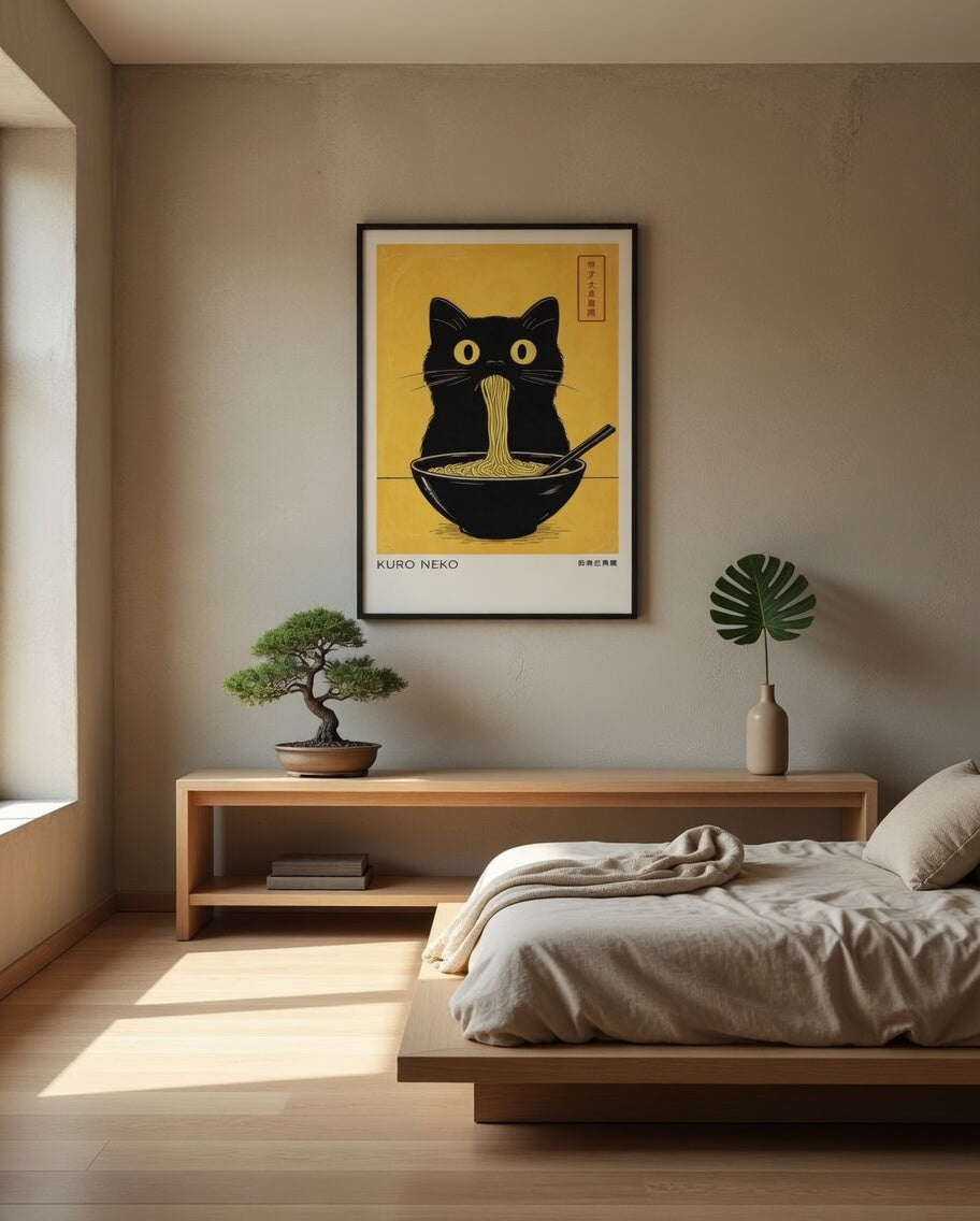Plakat Kuro Neko Ramen