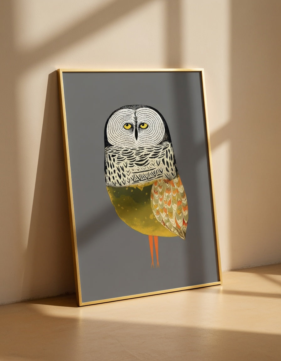 Plakat Suspicious Owl
