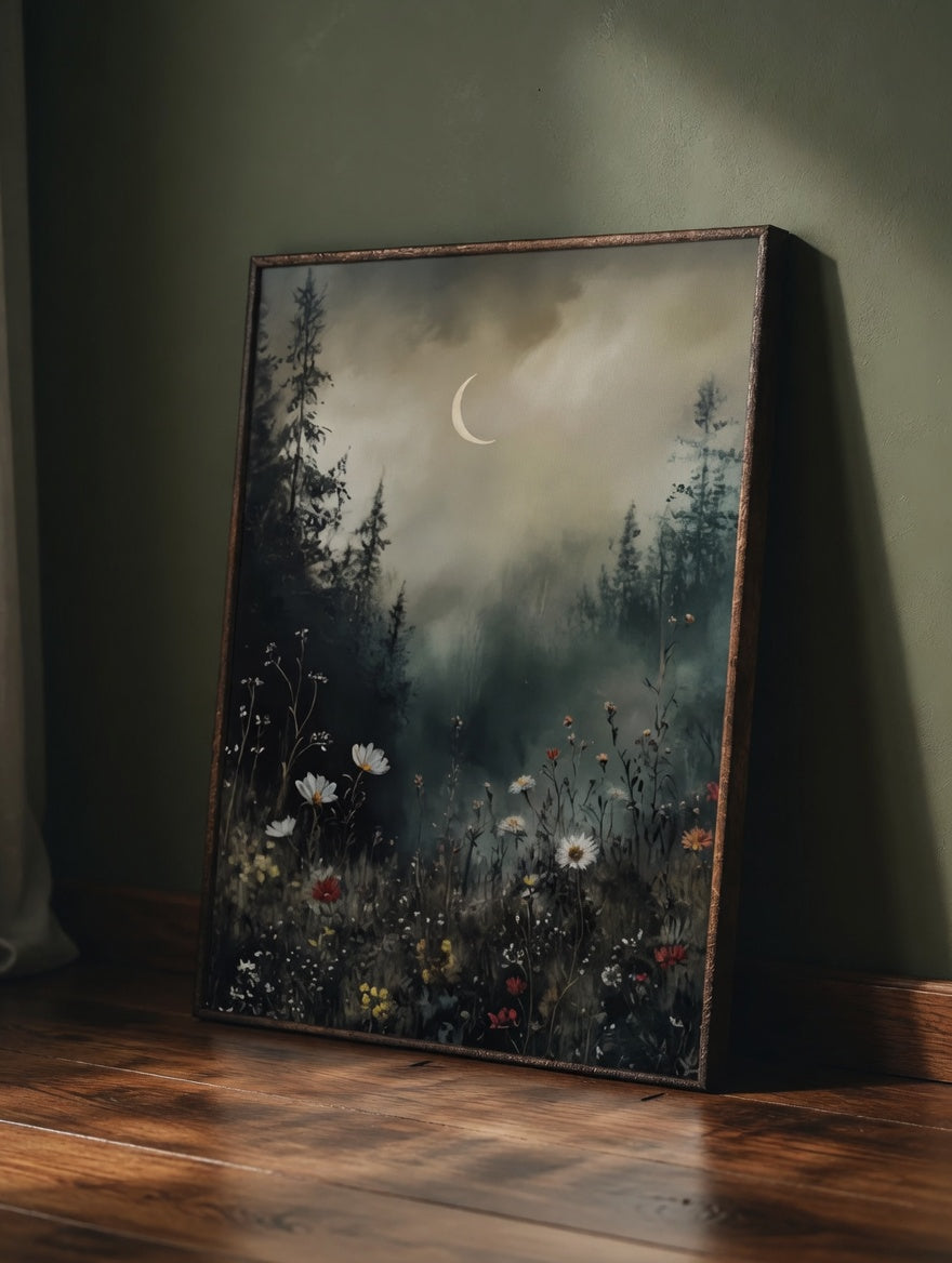 Plakat Midnight Forest Bloom