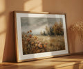 Plakat Autumn Landscape – Jesienna Łąka Akwarela | Rustykalna Dekoracja Ścienna