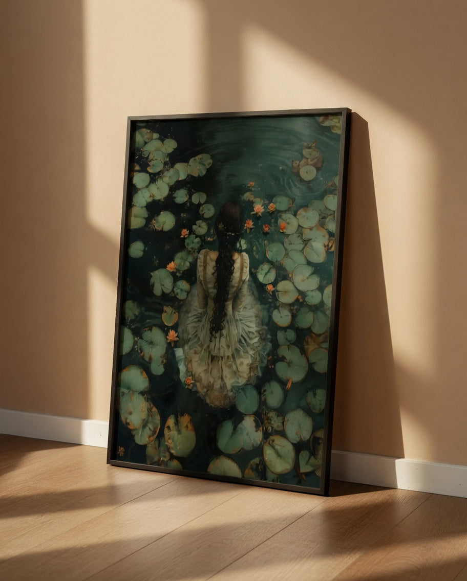Plakat Gothic Lady on The Lake