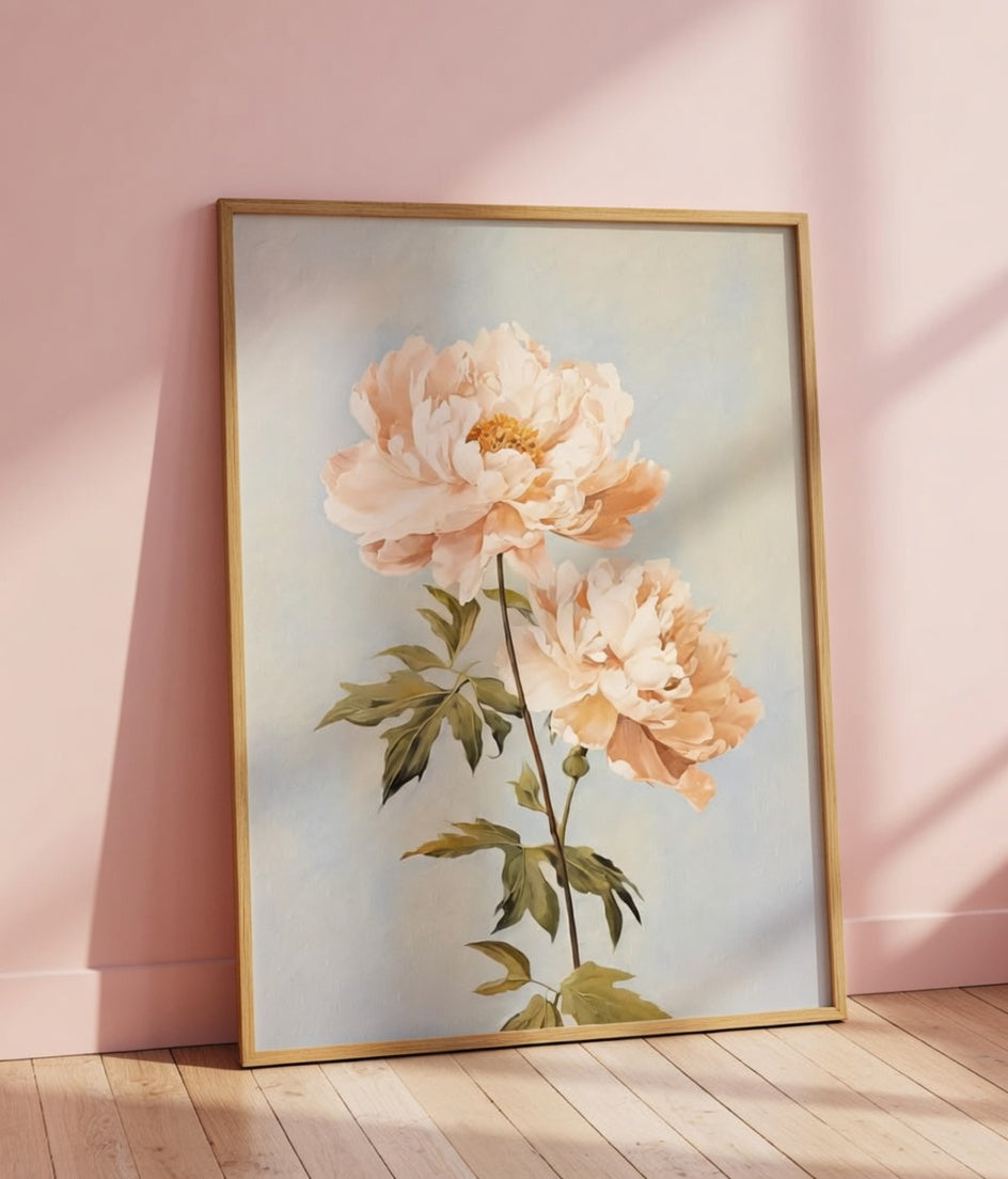 Plakat Lonely Pink Pheony