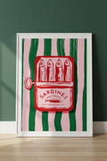 Sardines – plakat oparty o ścianę