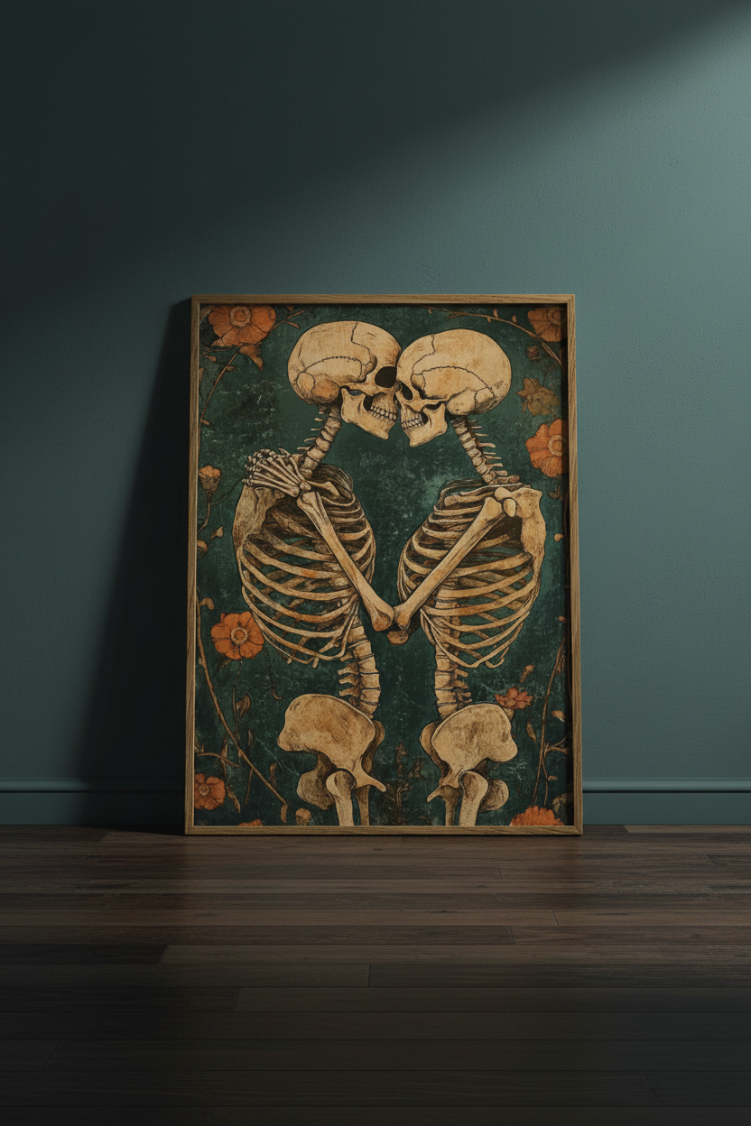 Skull Lovers – wall mockup
