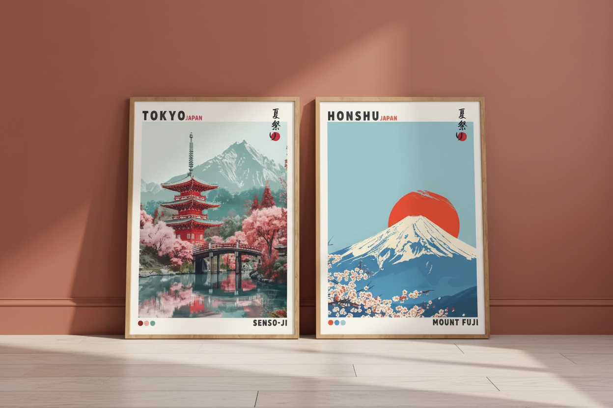 Tokyo & Honshu – mockup duo
