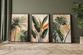 Tropical Botanical Poster – interior mockup