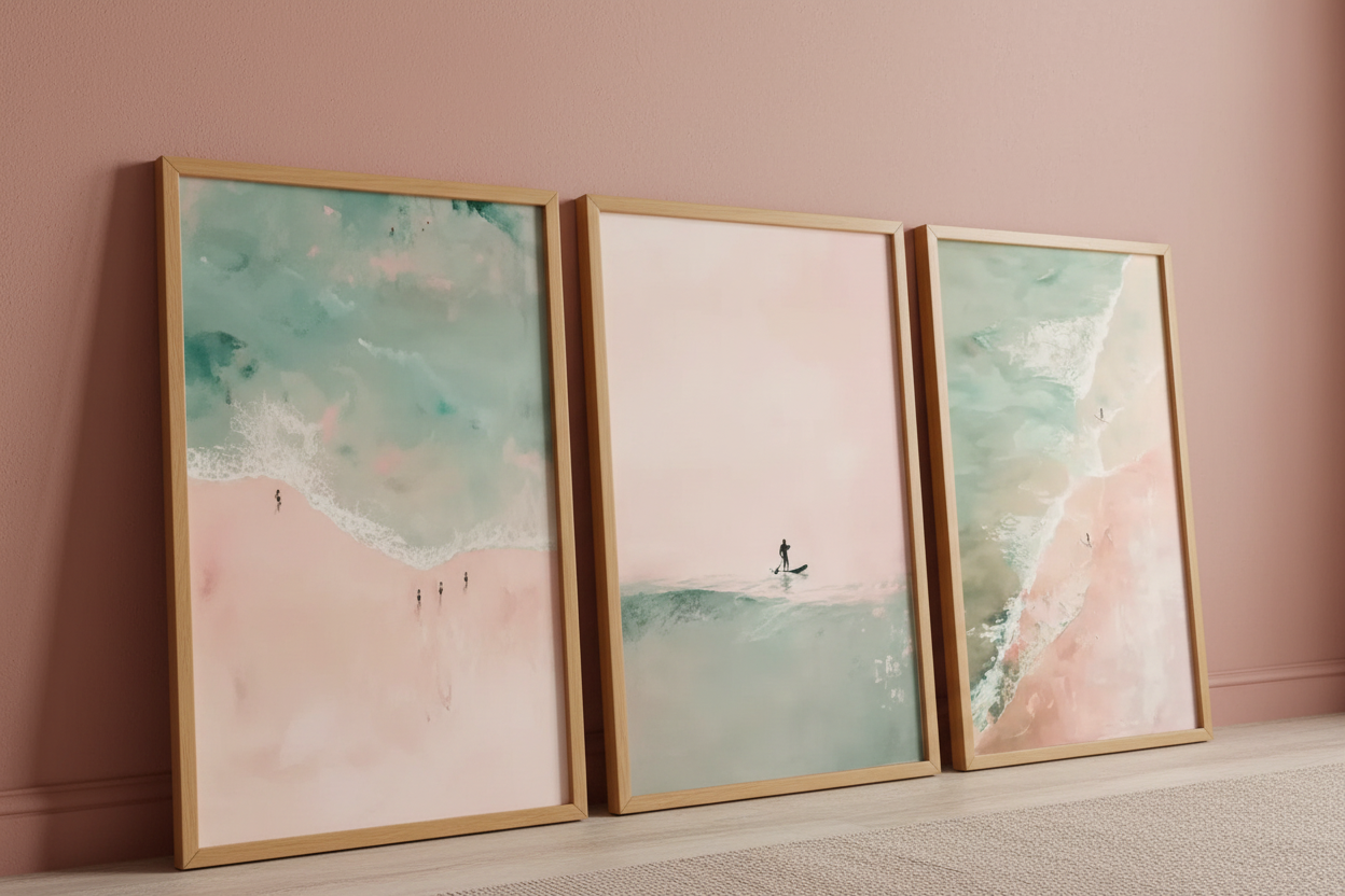 Tryptyk coastal – ściana