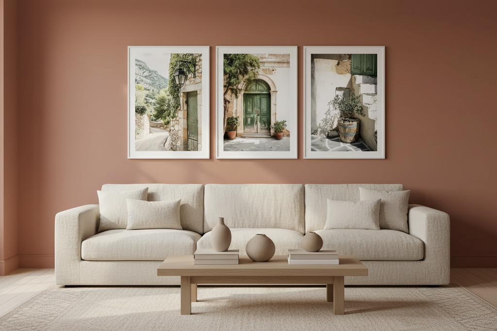 Tryptyk Mediterranean – interior mockup