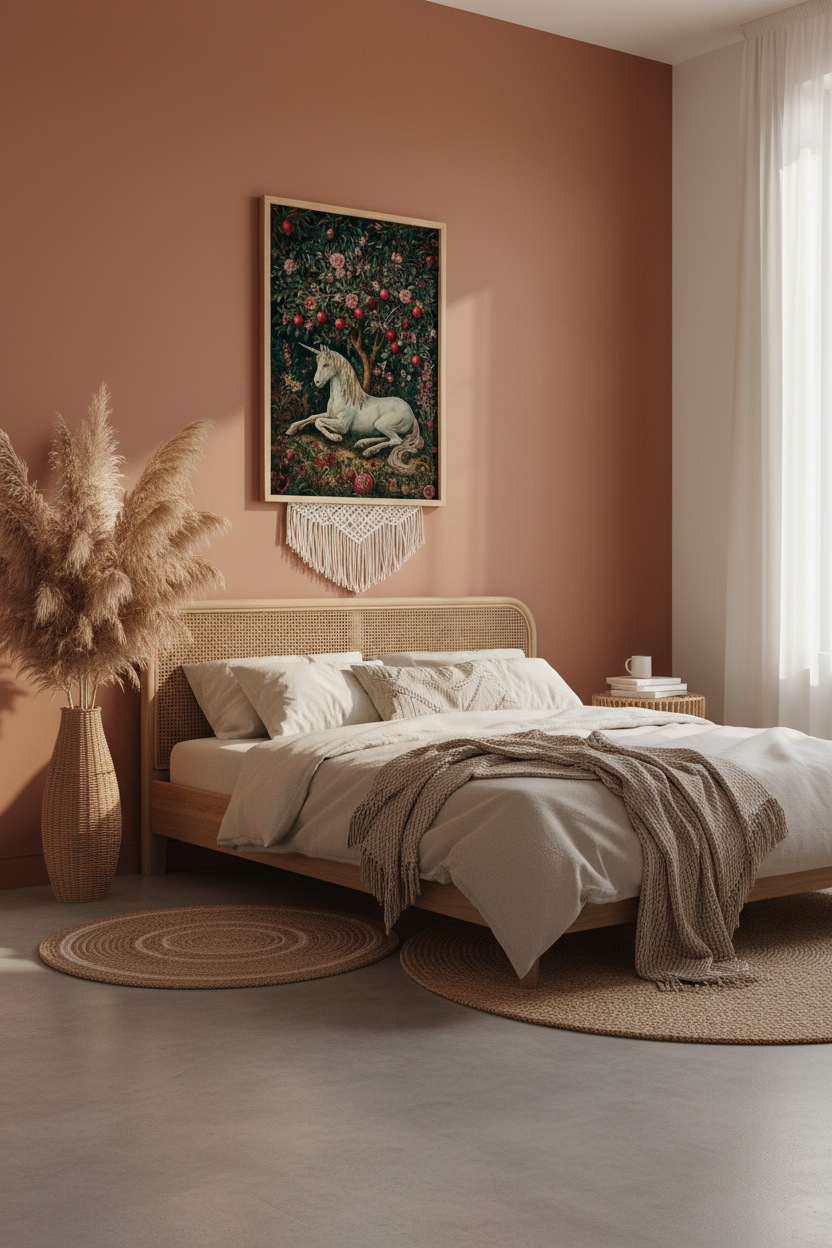 Unicorn Pomegranate – mockup boho