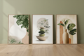 Zen Triptych – plakaty oparte o ścianę