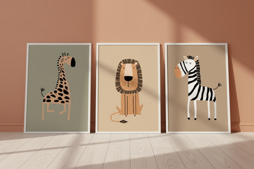 Zestaw Safari Kids – oparte o ścianę